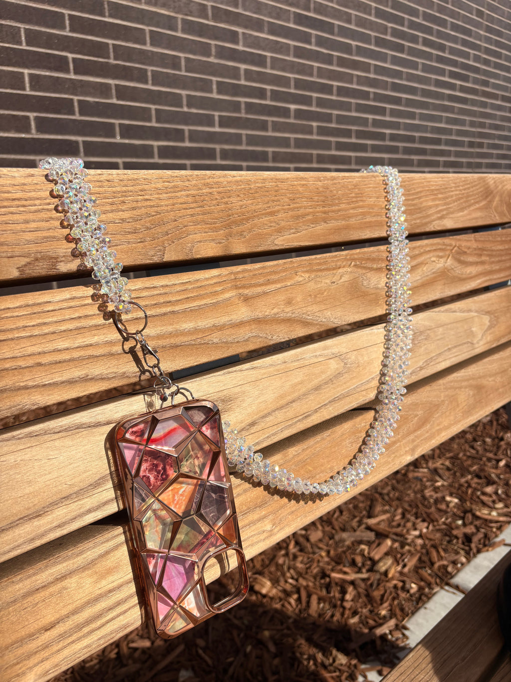 Glass Bead Phone Strap