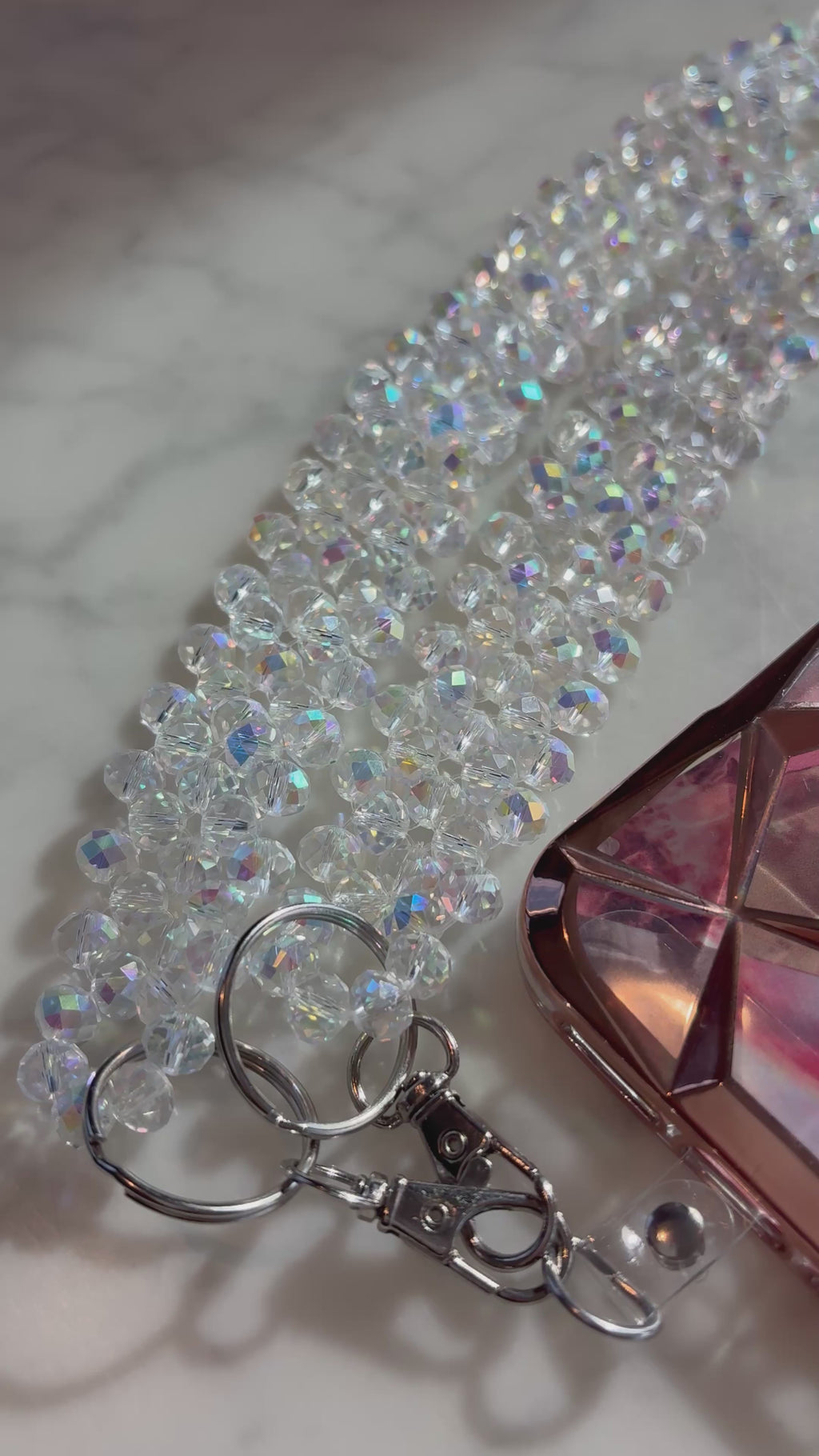Glass Bead Phone Strap
